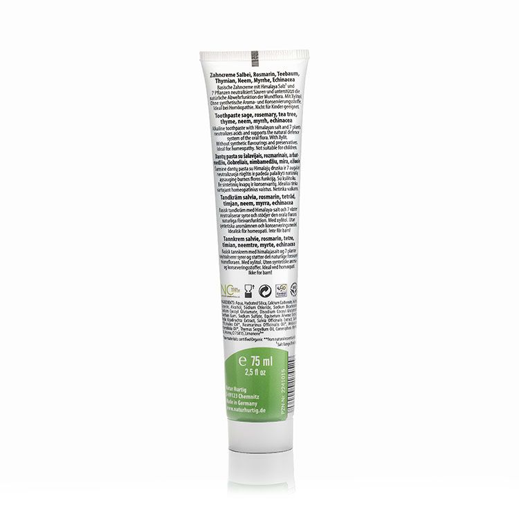 TEEBAUM ZAHNCREME 75 Ml – Natürliche Zahnpasta Mit Teebaumöl & Kräuterextrakten