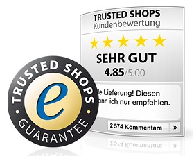 TrustedShops: Unsere ersten 50 Bewertungen